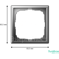 Рамка 1-м ArtGallery сталь SE GAL000901