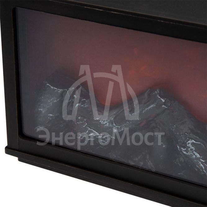 Камин светодиодный декоративный &amp;quot;Сканди&amp;quot; с эффектом живого огня 18х9х16см батарейки 3хС (не в комплекте) NEON-NIGHT 511-033