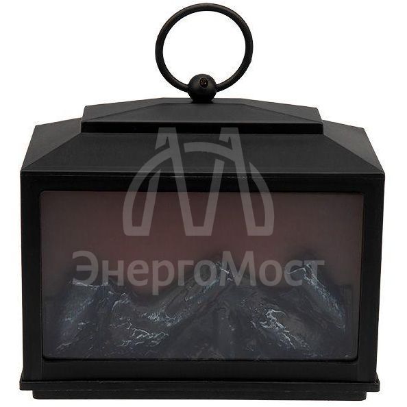 Камин светодиодный декоративный &amp;quot;Сканди&amp;quot; с эффектом живого огня 18х9х16см батарейки 3хС (не в комплекте) NEON-NIGHT 511-033