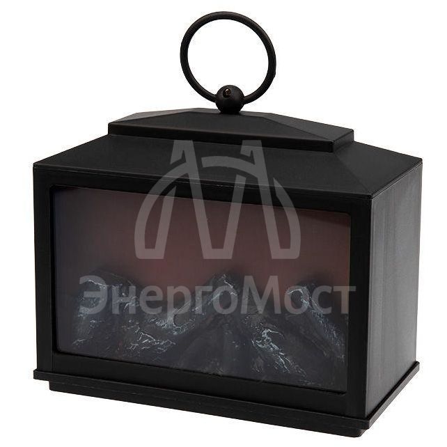 Камин светодиодный декоративный &amp;quot;Сканди&amp;quot; с эффектом живого огня 18х9х16см батарейки 3хС (не в комплекте) NEON-NIGHT 511-033