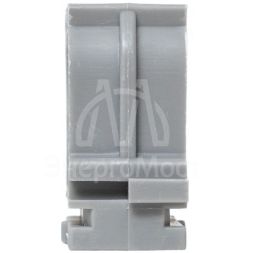 Держатель для труб (клипса) для ручного монтажа d20мм сер. Plast (уп.10шт) EKF derj-z-20sn-r