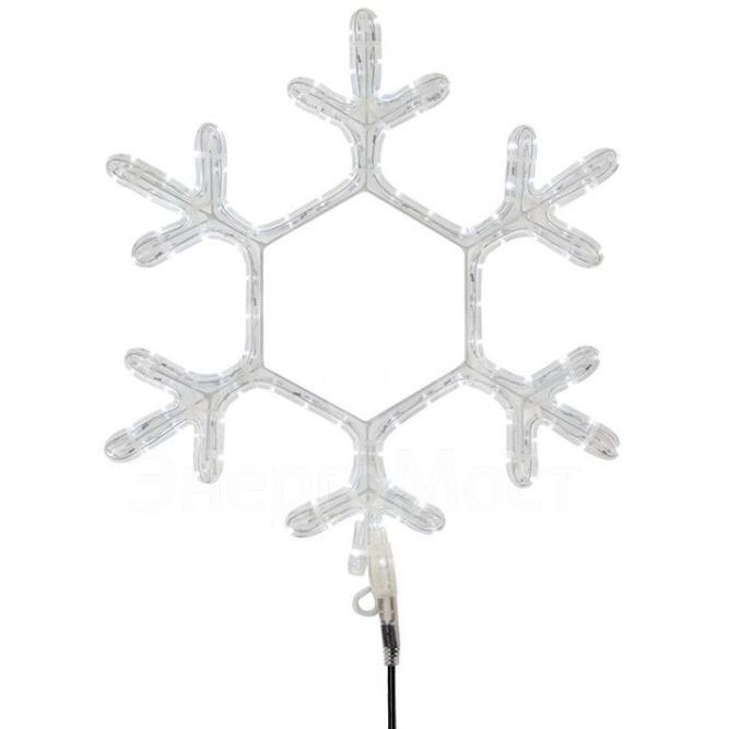 Фигура &amp;quot;Снежинка Мигающая&amp;quot; 55смх55см 42Вт 220В IP44 бел. NEON-NIGHT 501-337