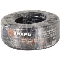 Шланг резиновый армир. 12.5х16-1.0-ВГ бухта 25м черн. ТЭП Вихрь 73/7/2/37