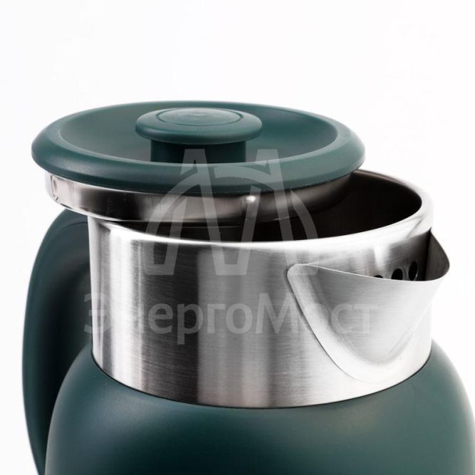 Чайник электрический ELX-KS13-C05 PRO нерж.сталь/пластик 1.6л 220-240В 2000Вт зел. ERGOLUX 15331