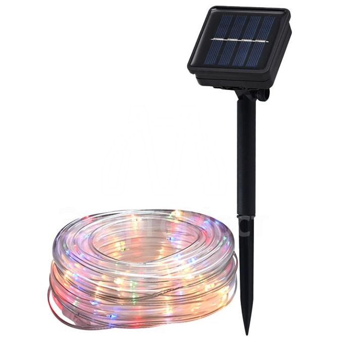 Светильник светодиодный садовый SLR-G06-100M 100LED дюралайт RGB мультицвет (заменяемый Ni-MH 500мА.ч аккумулятор) ФАZА 5060081