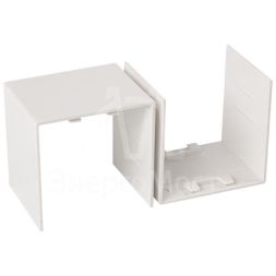 Соединитель 60х60 бел. Plast PROxima (уп.4шт) EKF conw-60-60x4