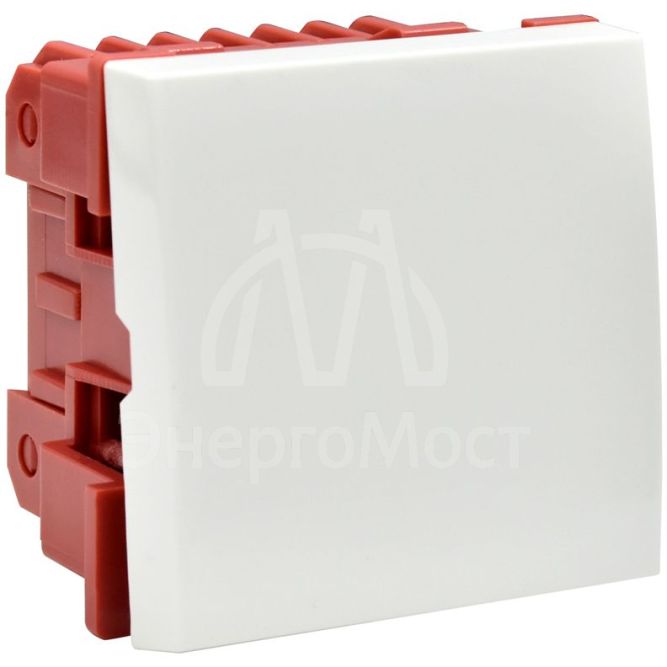 Переключатель проходной 1-кл. 2мод. СП 10А IP20 ВК4-21-00-П бел. PRIMER IEK CKK-40D-PO2-K01