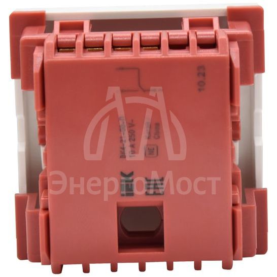 Переключатель проходной 1-кл. 2мод. СП 10А IP20 ВК4-21-00-П бел. PRIMER IEK CKK-40D-PO2-K01