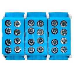 Клемма распределительная КСР с двойным винтом 2х25/2х16 син. PROxima EKF ksr-2.25-2.16-blue