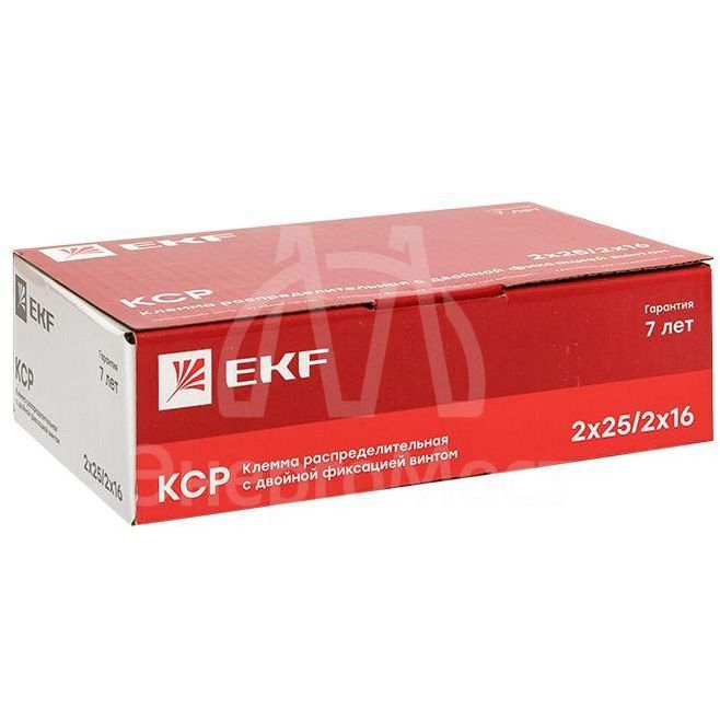 Клемма распределительная КСР с двойным винтом 2х25/2х16 син. PROxima EKF ksr-2.25-2.16-blue