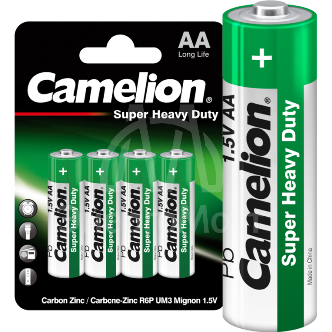 Элемент питания солевой R R6 BL-4 (блист.4шт) Camelion 1669