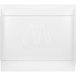 Щиток пластиковый навесной Practibox S 2х18 бел. дверь Leg 137607