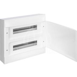 Щиток пластиковый навесной Practibox S 2х18 бел. дверь Leg 137607