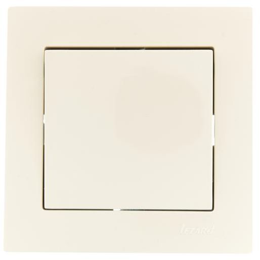 Выключатель 1-кл. СП Vesna механизм жемчуж./бел. перламутр. LEZARD 742-3088-100