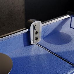 Рамка 3-м S70 стеклян. титан Voltum VLS110306