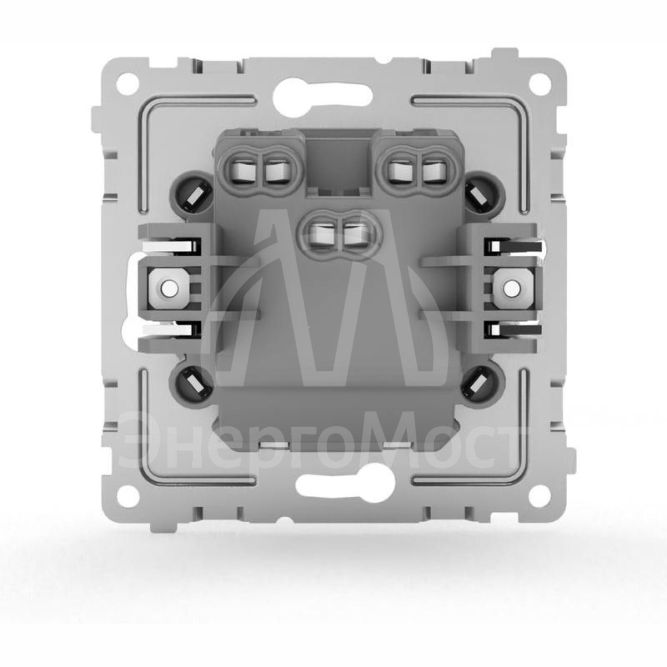 Выключатель 2-кл. СП Pixel 10А IP20 с индикатором механизм алюм. TOKOV ELECTRIC TKE-PX-V2I-C03