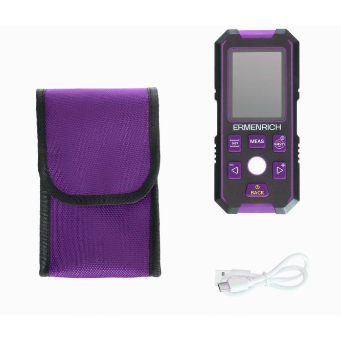 Детектор скрытой проводки Ping SM90 фиолет. Ermenrich 83842