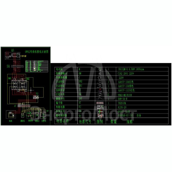 Станок для гибки арматуры TSS GW 52R автоматический