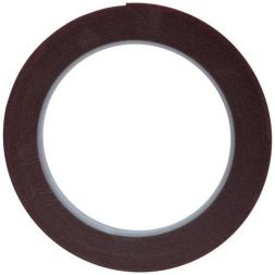 Скотч двустор. 12ммх5м красн. на серой основе REXANT 09-6012