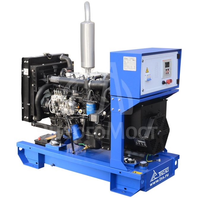 Дизельный генератор ТСС АД-16С-Т400 в погодозащитном кожухе с АВР