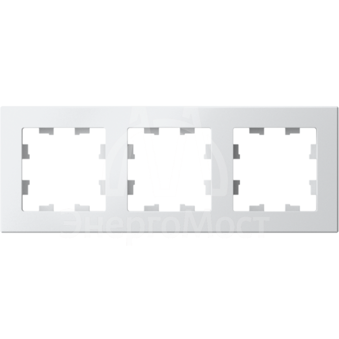 Рамка 3-м AtlasDesign универс. бел. SchE ATN000103