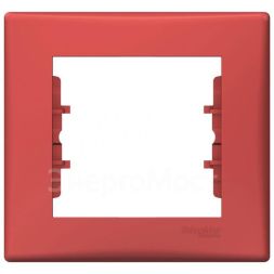 Рамка 1-м Sedna красн. SchE SDN5800141