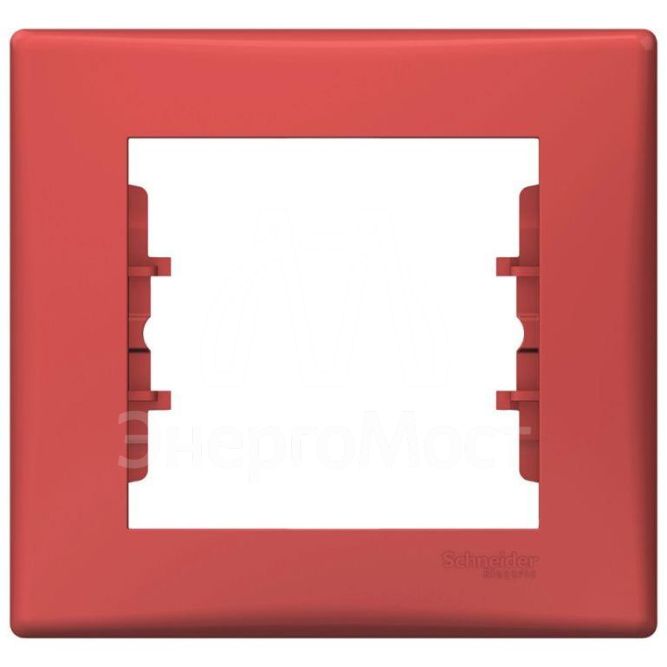Рамка 1-м Sedna красн. SchE SDN5800141