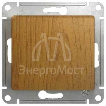Механизм переключателя 1-кл. СП Glossa 10А IP20 (сх. 6) 10AX дуб SchE GSL000561