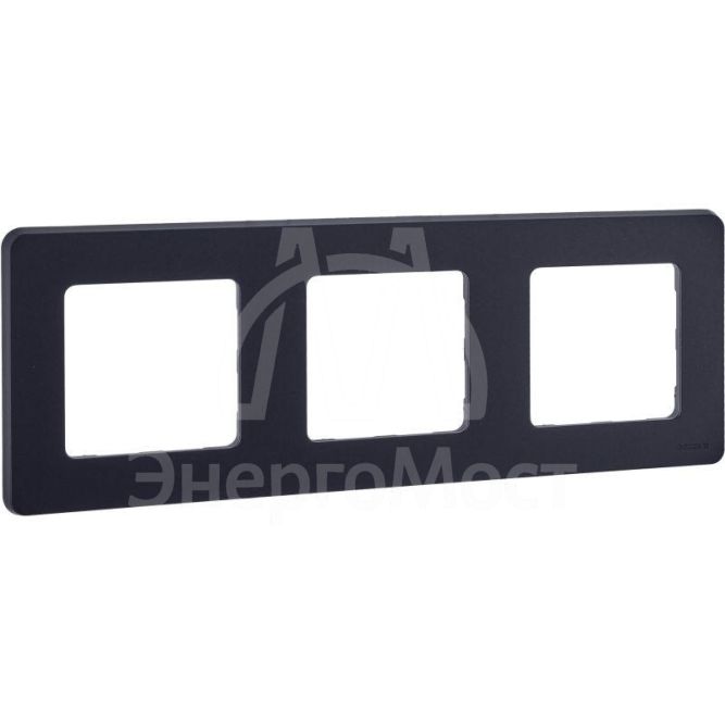 Рамка 3-м Inspiria антрацит Leg 673953