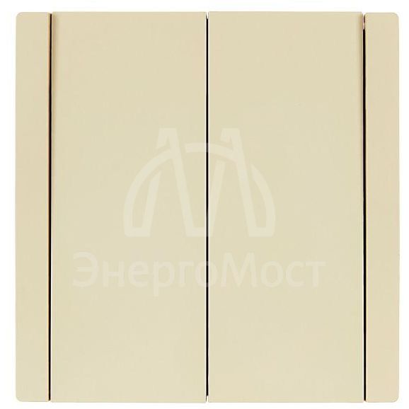 Выключатель 2-кл. СП FORTE&amp;amp;PIANO 10А FP405 ваниль IEK FP-V20-0-10-1-K10