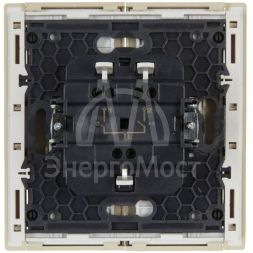 Выключатель 2-кл. СП FORTE&amp;amp;PIANO 10А FP405 ваниль IEK FP-V20-0-10-1-K10