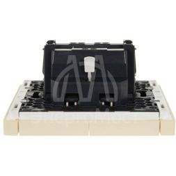 Выключатель 2-кл. СП FORTE&amp;amp;PIANO 10А FP405 ваниль IEK FP-V20-0-10-1-K10