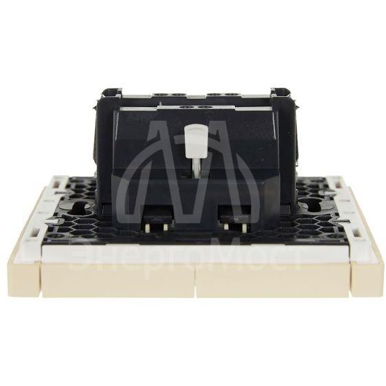 Выключатель 2-кл. СП FORTE&amp;amp;PIANO 10А FP405 ваниль IEK FP-V20-0-10-1-K10