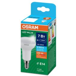 Лампа светодиодная LED G4 Value LVR5060 7W/965 CRI95 7Вт 6500К 700лм грибовидная матов. E14 170-250В OSRAM 4610590511723