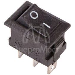 Выключатель клавишный 250В 3А (3с) ON-ON черн. Micro (RWB-102) Rexant 36-2030