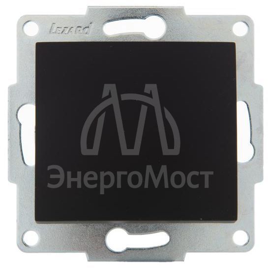 Механизм выключателя 1-кл. 1п СП Karina 10А IP20 черн. бархат LEZARD 707-4288-100