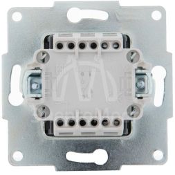 Механизм выключателя 1-кл. 1п СП Karina 10А IP20 черн. бархат LEZARD 707-4288-100