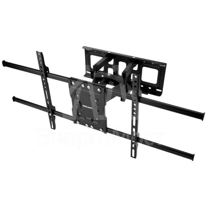 Кронштейн для телевизора 37-85 дюймов наклонно-поворотный двойное колено HOME Rexant 38-0384