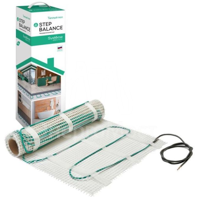 Мат нагревательный Step Balance SBM150025 150Вт/кв.м 375Вт 2.5кв.м SE SBM150025
