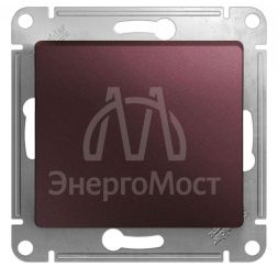 Механизм выключателя 1-кл. СП Glossa 10А IP20 (сх. 1) 10AX баклажан. SchE GSL001111