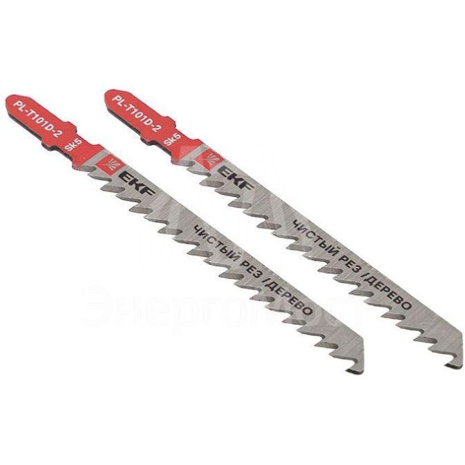 Пилка для электролобзика T101D (чистовой рез по дереву)(SK5) (уп.2шт) Expert EKF pl-t101d-2