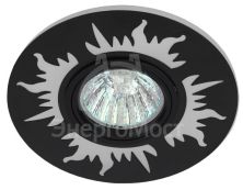 Светильник DK LD30 BK 11Вт MR16 220В точечный; декор со светодиодной подсветкой черн. ЭРА Б0036498