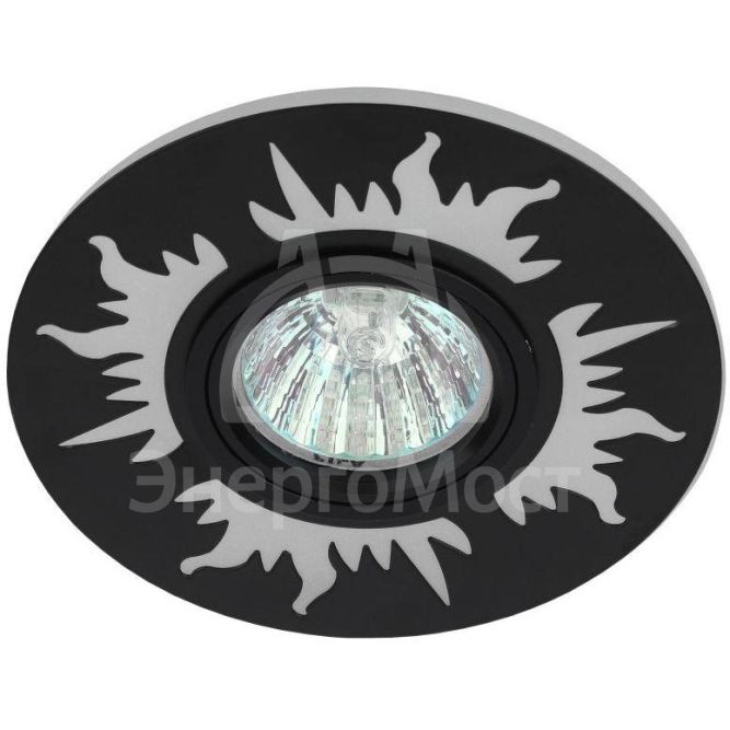Светильник DK LD30 BK 11Вт MR16 220В точечный; декор со светодиодной подсветкой черн. ЭРА Б0036498