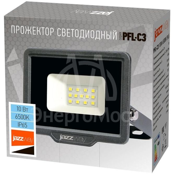 Прожектор PFL-C3 10Вт 6500К IP65 JazzWay 5023529