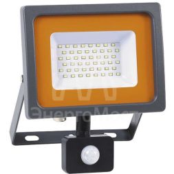 Прожектор светодиодный PFL-SC-SMD-30Вт sensor 30Вт IP54 6500К мат. стекло JazzWay 5001411