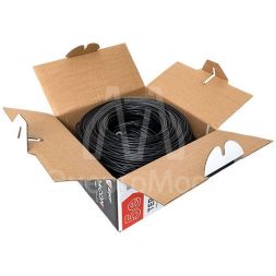 Кабель витая пара U/UTP кат.5E 4 пары 24 AWG solid внешн. LDPE черн. TERACOM PRO EKF TRP-5EUTP-04PE-BK-OUT3