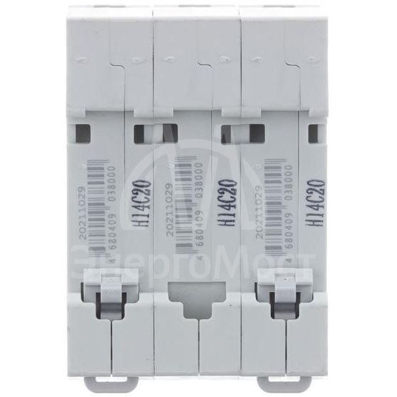 Выключатель автоматический модульный 3п C 20А 6кА ВА-103  SchE 12306DEK