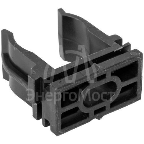 Держатель для труб (клипса) для ручного монтажа d20мм черн. Plast (уп.10шт) EKF derj-z-20sb