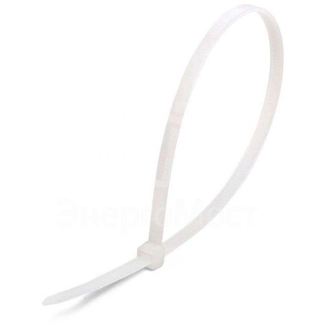 Хомут кабельный КСС &amp;quot;Grizzly&amp;quot; 5х300 бел. (уп.100шт) КВТ 79405