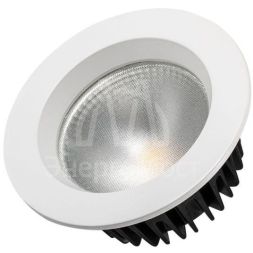 Светильник светодиодный LTD-105WH-FROST-9W Day White 110deg IP44 метал. Arlight 021492